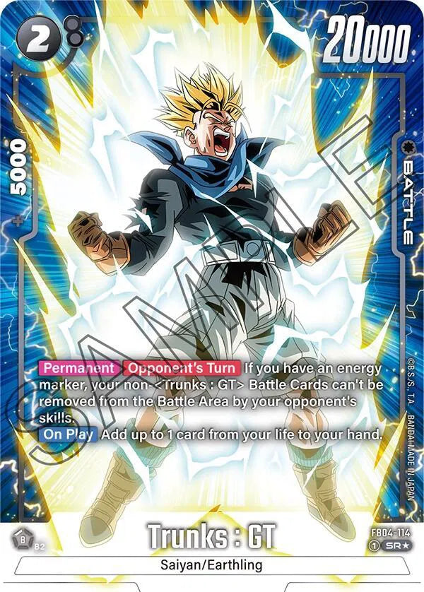 Trunks : GT- FB04-114 (Alternate Art) (Ultra Limit)