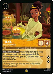Tiana - Restaurant Owner 16/204 · Cold Foil (Azurite Sea)