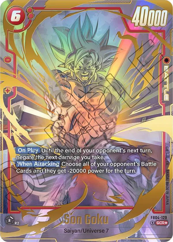 Son Goku - FB04-129 (Alternate Art) (Ultra Limit) — PSA 10