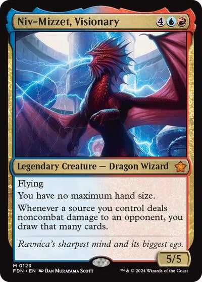 Niv-Mizzet, Visionary 123 · Normal (Foundations)