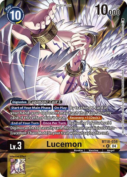 Lucemon (Alternate Art) BT18-034 R (Release Special Booster 2.0)