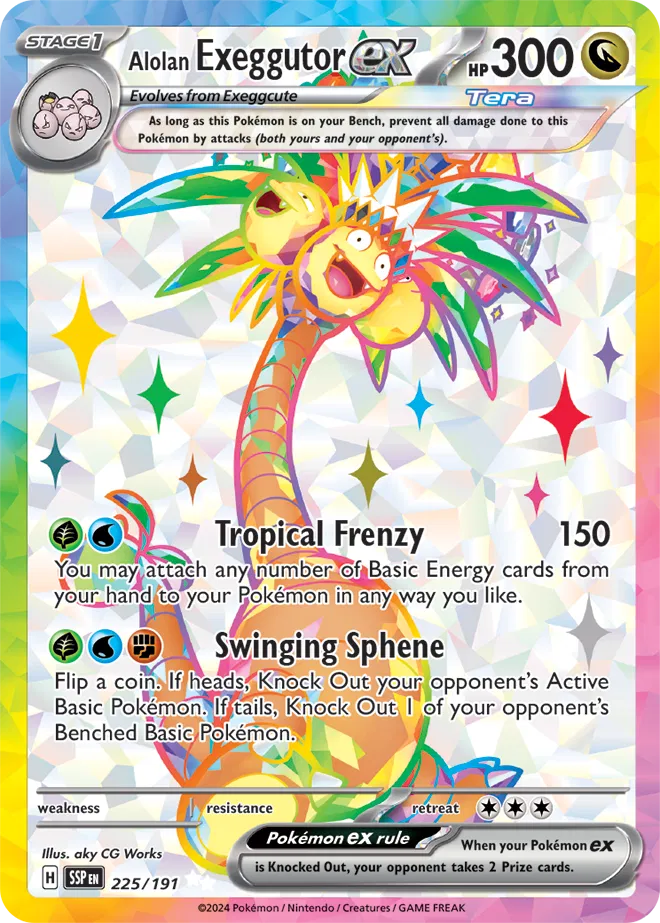 Alolan Exeggutor ex 225/191 (Surging Sparks)