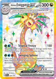 Alolan Exeggutor ex 225/191 · Holofoil (Surging Sparks)
