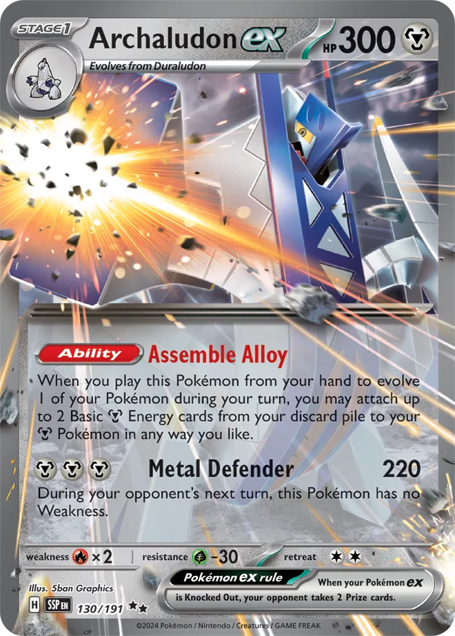 Archaludon ex 130/191 (Surging Sparks)