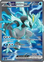 Black Kyurem ex Surging Sparks Ultra Rare 218/191