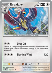 Braviary 153/191 · Normal (Surging Sparks)
