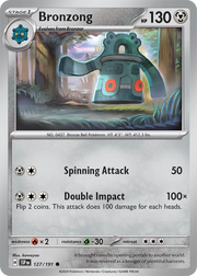 Bronzong 127/191 · Reverse Holofoil (Surging Sparks)