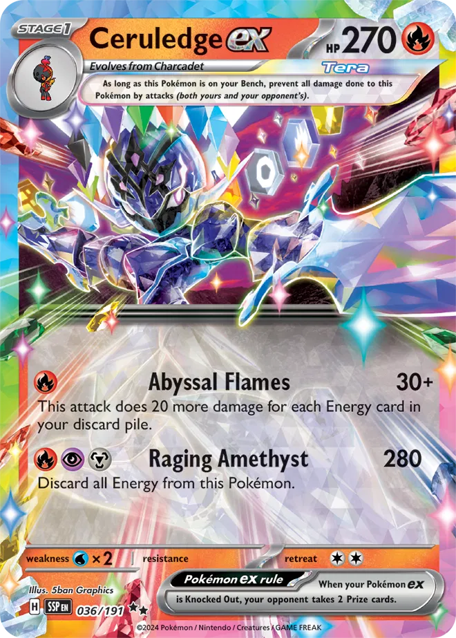 Ceruledge ex 036/191 (Surging Sparks)
