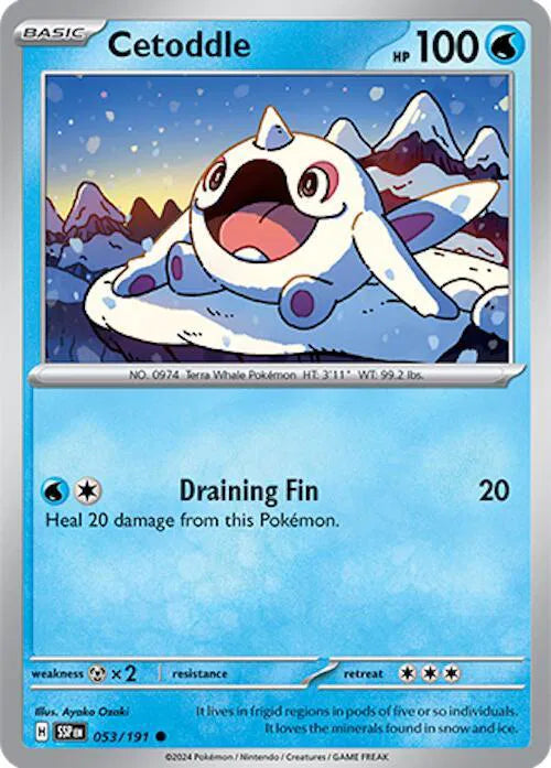 Cetoddle 053/191 · Reverse Holofoil (Surging Sparks)