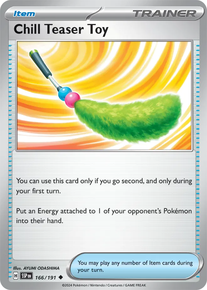 Chill Teaser Toy 166/191 · Reverse Holofoil (Surging Sparks)
