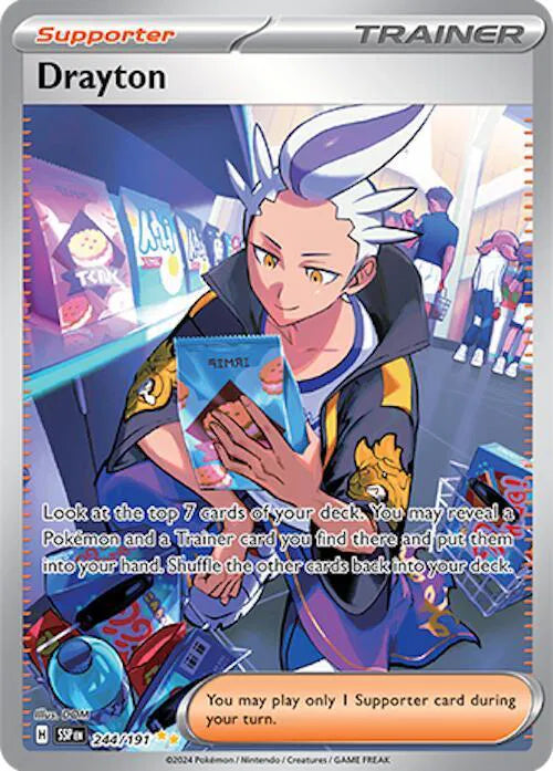 Drayton 244/191 · Holofoil (Surging Sparks)