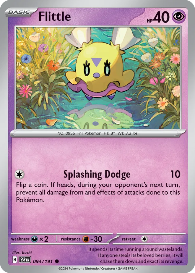 Flittle 094/191 · Reverse Holofoil (Surging Sparks)
