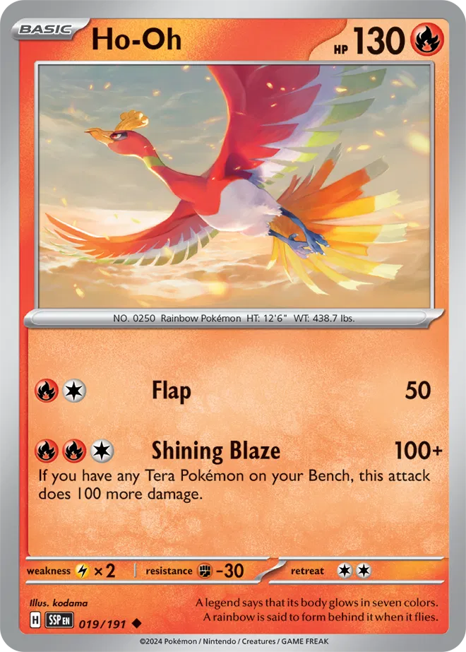 Ho-oh 019/191 · Normal (Surging Sparks)