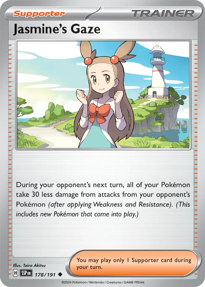 Jasmine's Gaze 178/191 · Reverse Holofoil (Surging Sparks)