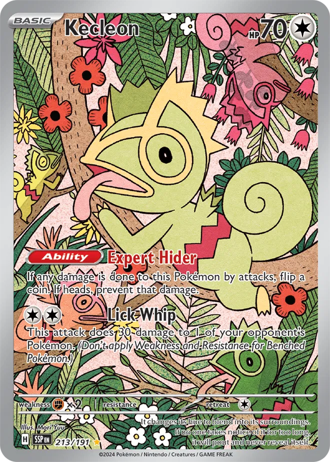 Kecleon Surging Sparks Illustration Rare 213/191