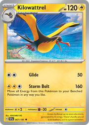 Kilowattrel 067/191 · Reverse Holofoil (Surging Sparks)