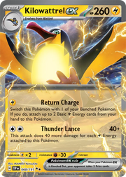 Kilowattrel ex 068/191 (Surging Sparks)