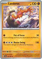 Landorus 110/191 · Reverse Holofoil (Surging Sparks)