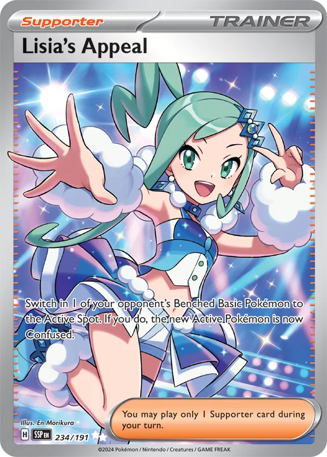 Lisia's Appeal 234/191 · Holofoil (Surging Sparks)