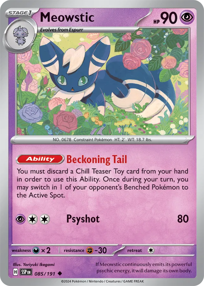 Meowstic 085/191 · Normal (Surging Sparks)