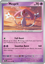Mesprit 079/191 · Reverse Holofoil (Surging Sparks)