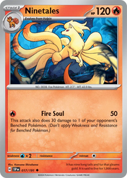 Ninetales 017/191 Reverse Holo (Surging Sparks)