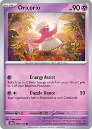 Oricorio 089/191 · Reverse Holofoil (Surging Sparks)