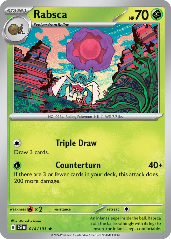Rabsca 014/191 · Holofoil (Surging Sparks)