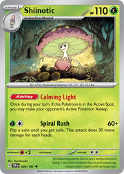 Shiinotic 009/191 · Normal (Surging Sparks)