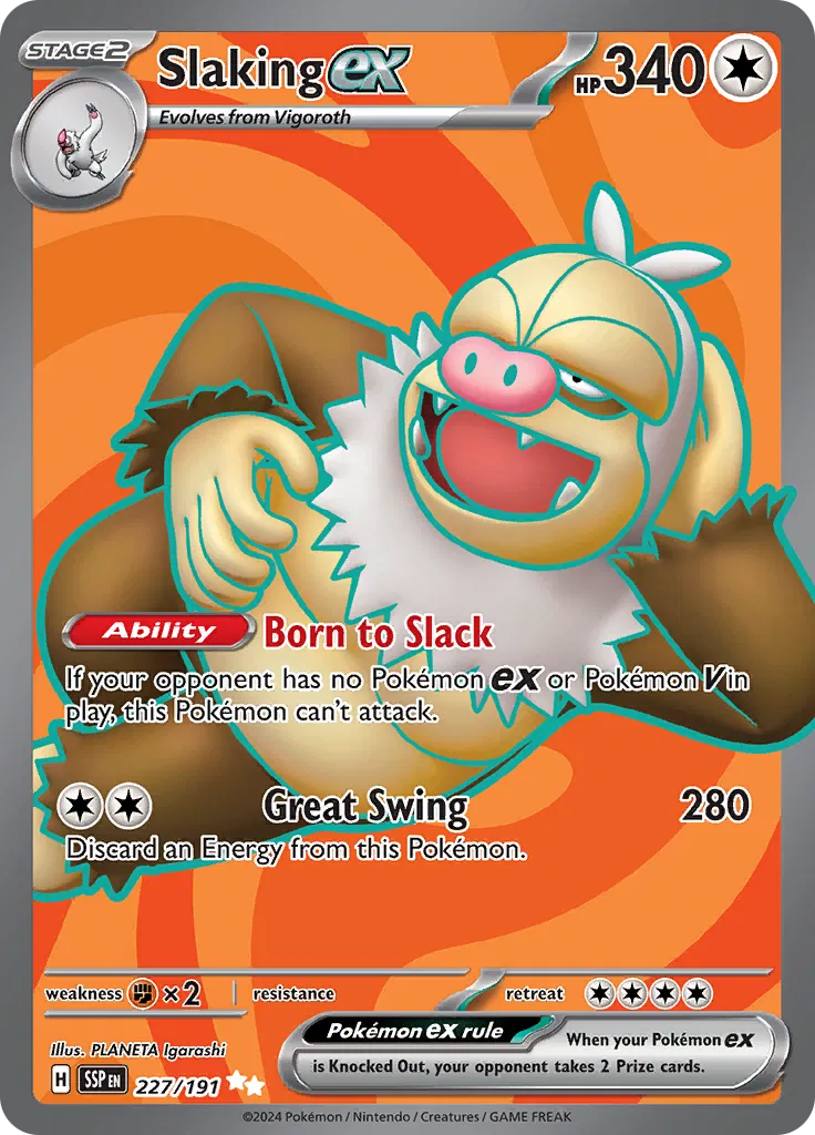 Slaking ex 227/191 (Surging Sparks)