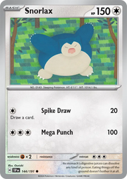 Snorlax 144/191 · Reverse Holofoil (Surging Sparks)