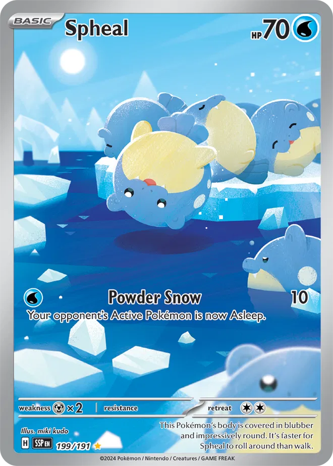 Spheal 199/191 · Holofoil (Surging Sparks)