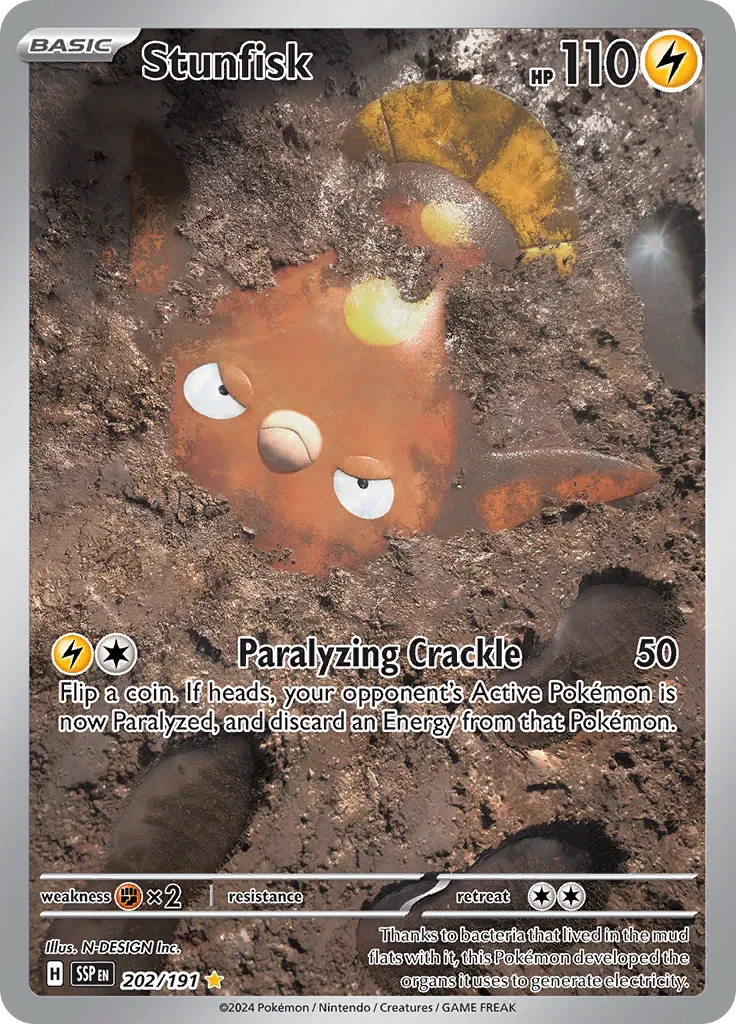 Stunfisk 202/191 · Holofoil (Surging Sparks)