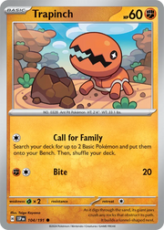 Trapinch 104/191 · Normal (Surging Sparks)