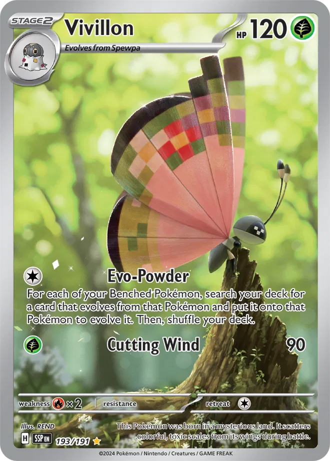 Vivillon 193/191 · Holofoil (Surging Sparks)