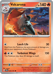 Volcarona 025/191 · Normal (Surging Sparks)