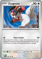 Zangoose 149/191 · Reverse Holofoil (Surging Sparks)
