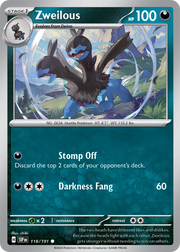 Zweilous 118/191 · Reverse Holofoil (Surging Sparks)