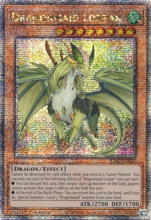 Dragonmaid Lorpar (Quarter Century Secret Rare) RA03-EN022 (Quarter Century Bonanza)