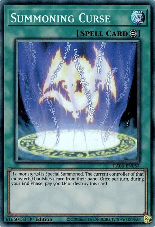 Summoning Curse (CR) RA03-EN057 (Quarter Century Bonanza)