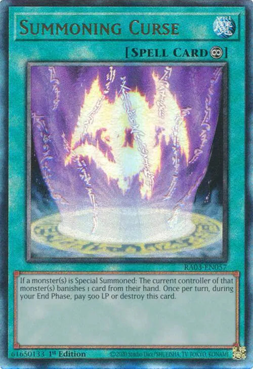 Summoning Curse (UTR) RA03-EN057 (Quarter Century Bonanza)