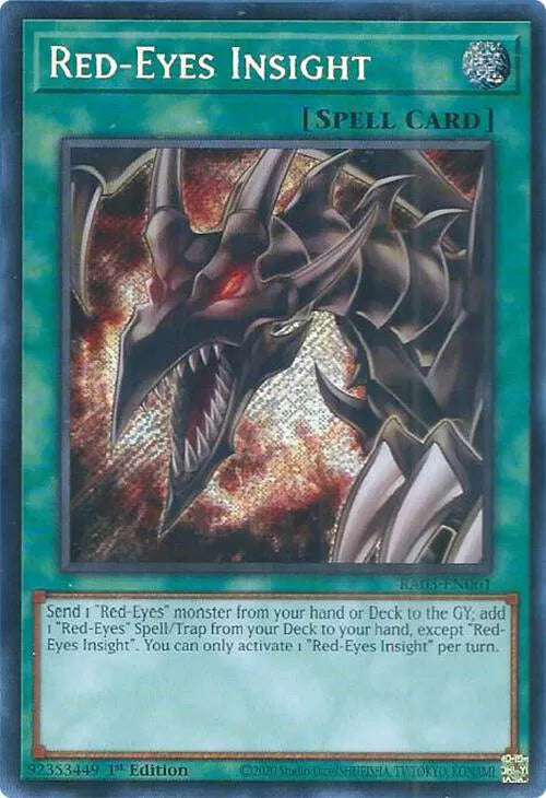 Red-Eyes Insight (Secret Rare) RA03-EN061 (Quarter Century Bonanza)