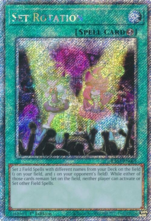 Set Rotation (Platinum Secret Rare) RA03-EN065 (Quarter Century Bonanza)
