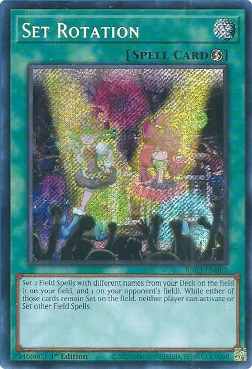Set Rotation (Secret Rare) RA03-EN065 (Quarter Century Bonanza)