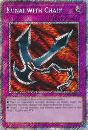 Kunai with Chain (Platinum Secret Rare) RA03-EN204 (Quarter Century Bonanza)