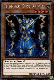 Thunder King Rai-Oh (Platinum Secret Rare) RA03-EN206 (Quarter Century Bonanza)