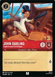 John Darling - Sophisticated Swordsman 118/204 · Normal (Azurite Sea)