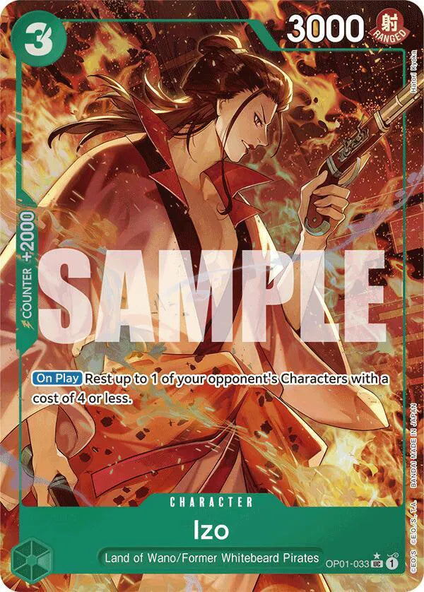 Izo (OP01-033) (Alternate Art) (Premium Booster)