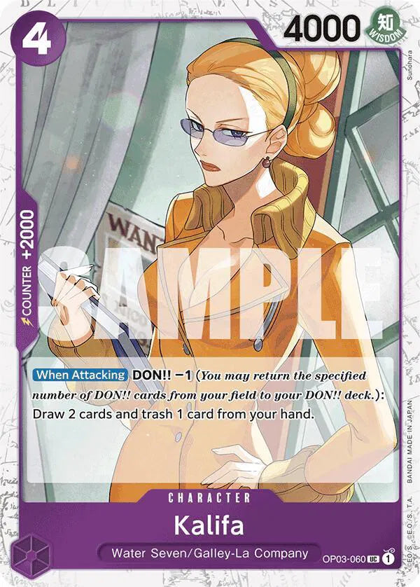 Kalifa (Jolly Roger Foil) OP03-060 (Premium Booster)