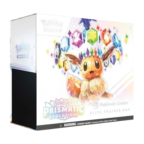 Prismatic Evolutions Pokemon Center Elite Trainer Box (With Acrylic)